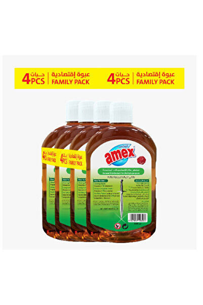 AMIX اميكس سائل معقم مطهر بني 4 × 500مل