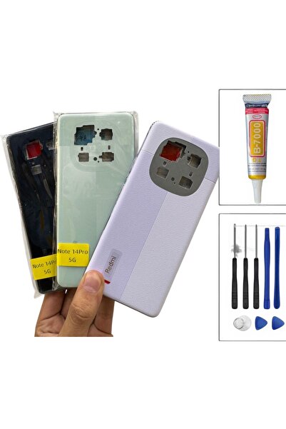 instatech Redmi Note 14 Pro 5G Arka Kapak Note 14 Pro Kasa Arka Pil Kapağı Si...
