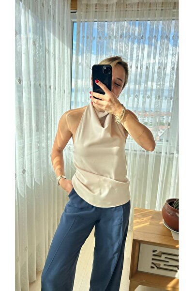 ELİF TARAKÇI BUTİK PREMİUM SATEN BLUZ