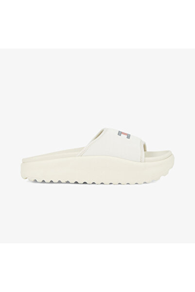 Tommy Hilfiger Comfy Pool Kadın Bej Terlik