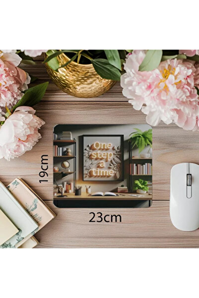 Wisdom Rain لوحة ماوس مستوحاة من الألوان الزاهية - خطوة بخطوة للأمام - 19 × 23 سم 2 مم مستطيلة الشكل مطبوعة مستوردة