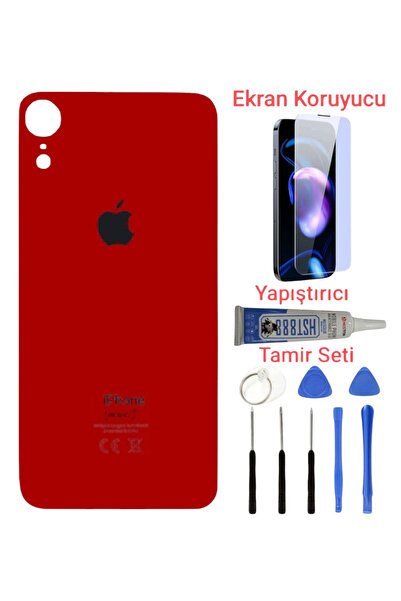 instatech iPhone XR Arka Kapak Pil Kapağı + Yapıştırıcı+Kırılmaz+Tamir seti K...