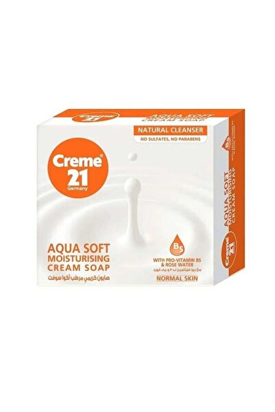Creme 21 صابون كريم أكوا سوفت المرطب 125 جرام