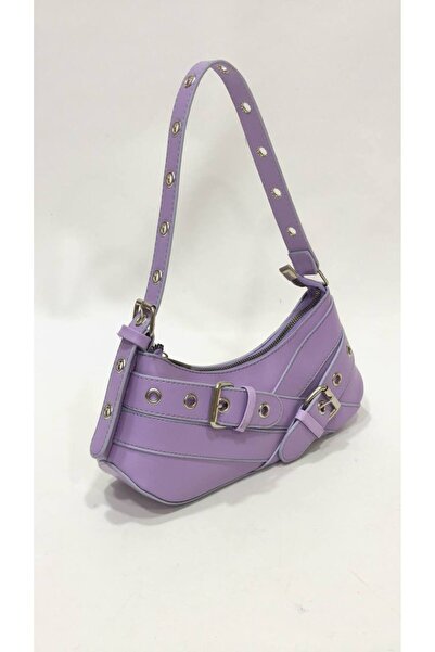 SHIKIRTI Γυναικεία τσάντα ώμου με λεπτομέρεια με διπλή πόρπη με ζώνη