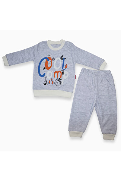 N@zence Cool Camp Baby Pajama Set - Cotton 2-Piece Long Sleeve Set