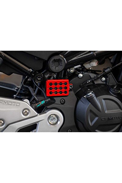 MOTO ÜÇEL CFMOTO 450 SR UYUMLU HİDROLİK KORUMA (KIRMIZI)