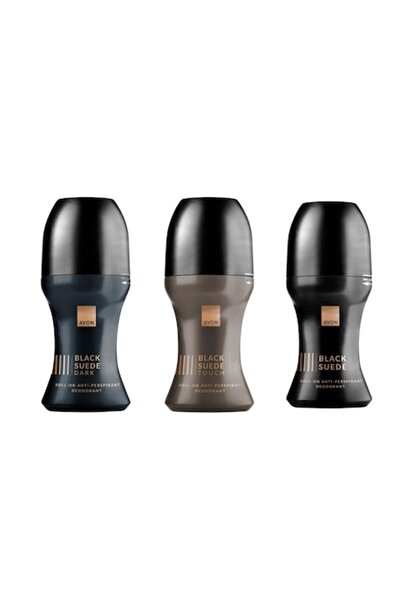 AVON Avon roll-on antiperspirant set, 3x50 ml, black velour, for men