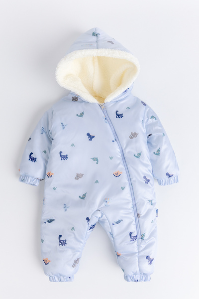 Babymod Kapüşonlu Peluş Astarlı Kışlık Kız-Erkek Bebek Astronot-Kozmonot Tulum