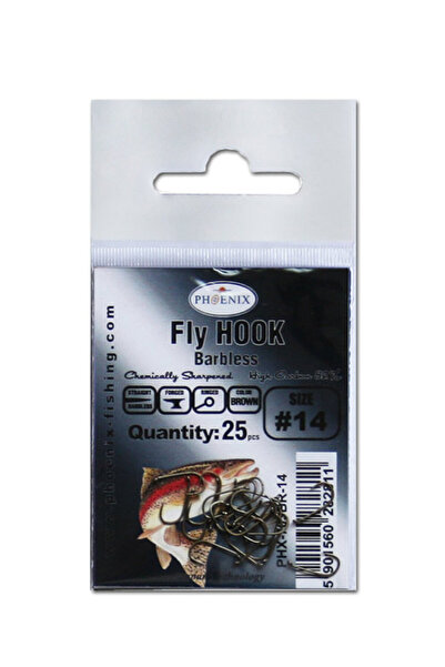 Other FLY HOOKS - 703BR - BROWN - #14
