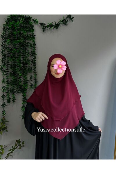 Yüsra Collection Tesettür Orta Boy Şifon Sufle