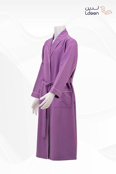 ldeen Unisex Microfiber Bathrobe - Highly Absorbent Bath Robe Soft on Skin Multiple Colors and Sizes