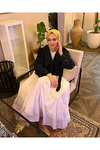 Celynore Arvella Lacivert Trençkot