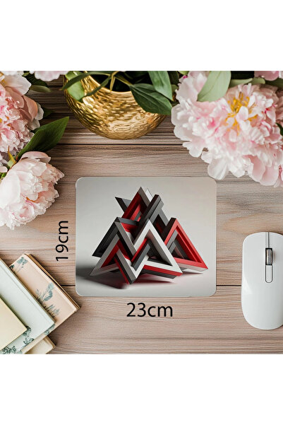 Wisdom Rain Design minimalist pentru a crea efect dramă - 19x23cm 2mm dreptunghiulară importată imprimată mouse pad