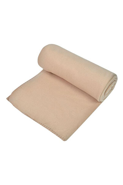 ELITECOMMERCEMARKET Beige Fleece Blanket 220x150cm