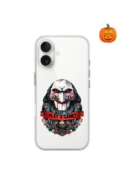 PPKin Dali Design iPhone 16 Compatible Transparent Case with 7 Horror Designs
