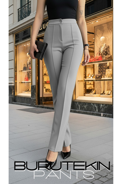 BTN BURUTEKİN 99 KADIN PALAZZO PANTALON ESNEK LİKRALI KUMAŞ