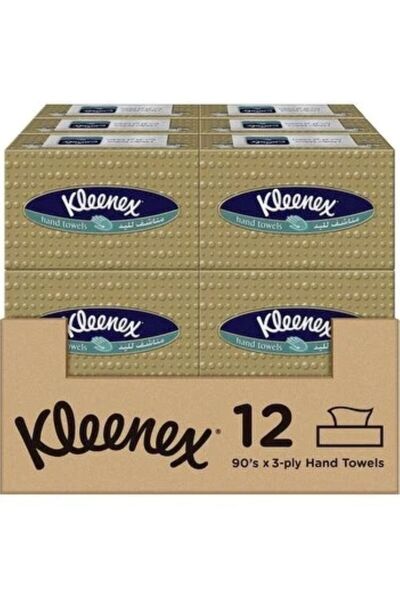 Kleenex Cotton soft face and hand towels for extra care, pack of 90 towels * 12 boxes