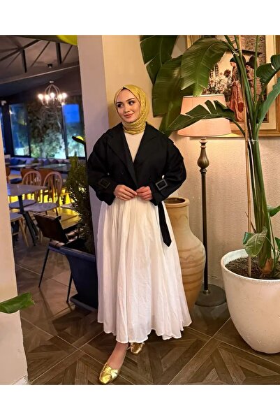 Celynore Arvella Lacivert Trençkot