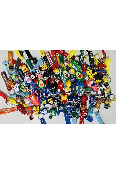 Razmo Mixed Silicone Keychain Mix (7 Pieces)