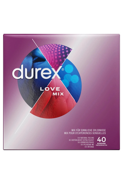 Other Durex - 40 Love Mix Condoms 5 Different Varieties