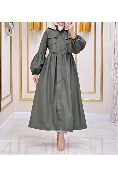 Zahra Moda kurk astarli ceket elbise