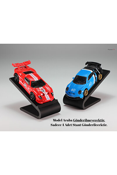 Flutura 1:64 Ölçek Diorama Model Araç Sergileme Standı (4 Adet)