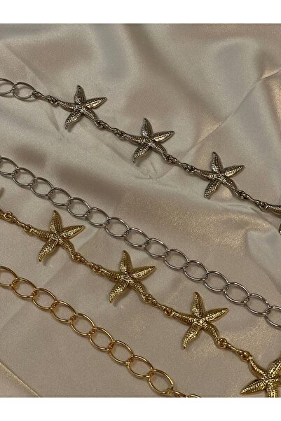 Fiori Γυναικεία ζώνη μέσης με λεπτομέρεια από χρυσό και ασημί αστέρι, ζώνη φορέματος, ζώνη φούστας, ζώνη παντελονιού