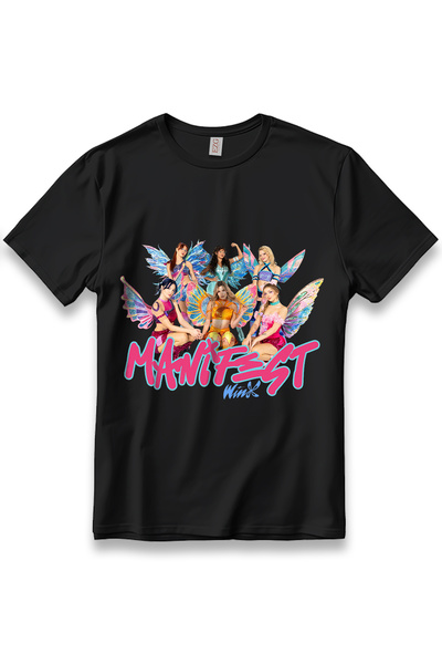 EZG Business Manifest Grup Winx Tasarım Baskılı T-Shirt Unisex %100 Pamuklu N...