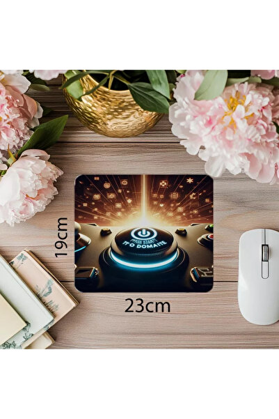 Wisdom Rain Mouse Pad tematic Control Sende lucios - 19x23 cm 2 mm Mouse Pad dreptunghiular imprimat importat