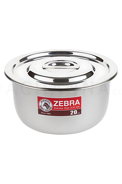Zebra THAILAND Stainless steel 10pcs pot set big size (16,20,24,28,32cm) Capacity(1.5,3.0,5.2,8.0,12.0 L)