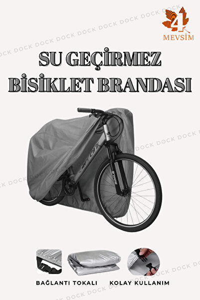 Dock GRİ BİSİKLET BRANDASI (4 MEVSİM KULLANIM)
