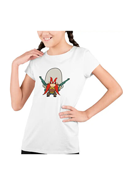 OEM Tricou Copii Fete Yosemite Sam Cowboy