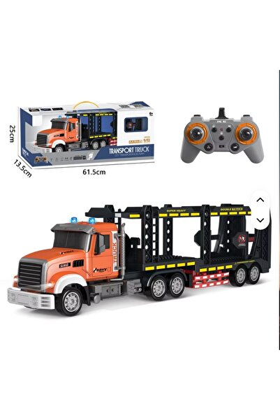 TOYFEST Sesli ve Işıklı USB Şarjlı Uzaktan Kumandalı Transporter 56 cm - 1:12...