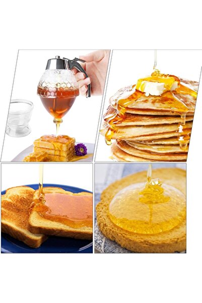 Generic Honey Dispenser | Trigger Design, Acrylic, Labor Saving, Fresh Seal, Syrup Sauce