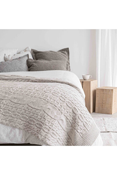 Battani.Co Home Thick Knitted Blanket Sofa & Bed Decorative Blanket 130cm X 170cm