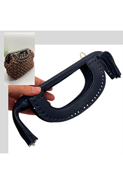 angel çanta aksesuar حقيبة سرية من الجلد الصناعي مقاس 25 سم باللون الأزرق الد...