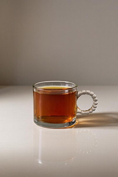 ZÜRİH COLLECTİON BONCUK KUPLU ÇAY FİNCANI-BARDAĞI 3 PARÇA