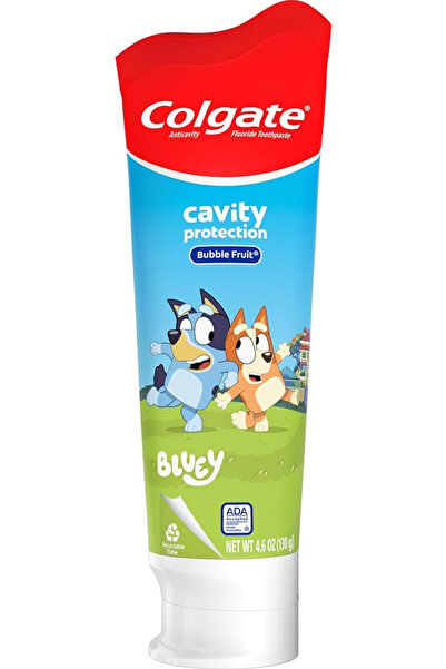Colgate Kids Bluey Diş Macunu 130 g – 2+ Yaş Çocuklar İçin Florürlü Diş Koruy...