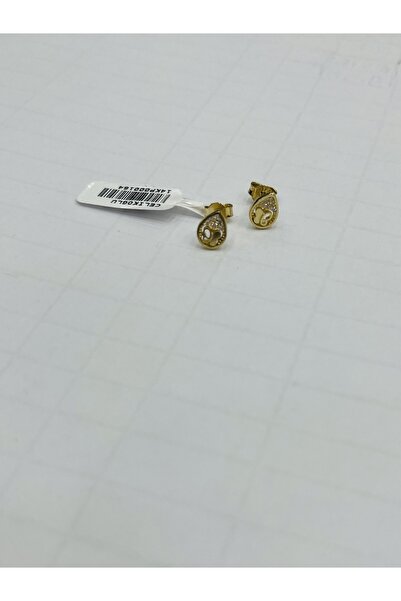 Çelikoğlu Kuyumculuk 14 AYAR ALTIN KELEBEK TOP KÜPE 1,22 GR