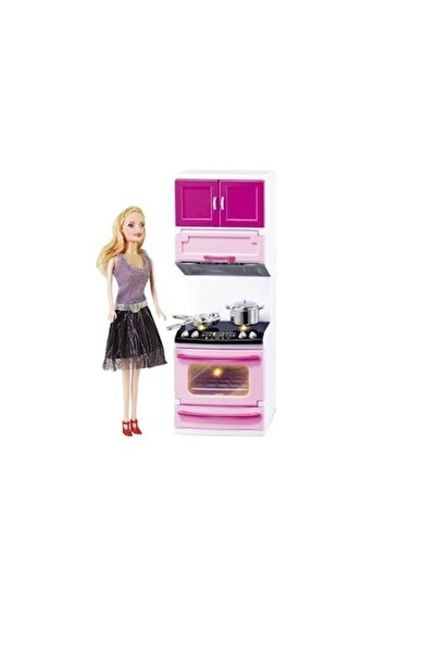 Toys Bucatarie pentru papusi cu 1 modul si papusa Share