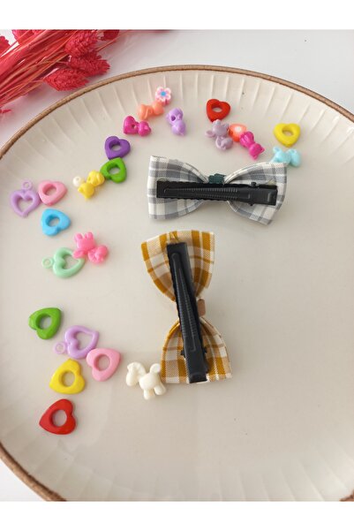 İPAR AKSESUAR Girl's Bow Buckle 2 Pieces