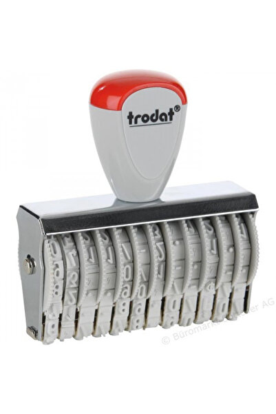 Trodat 15412 آلة ترقيم 4 مم 12 رقمًا