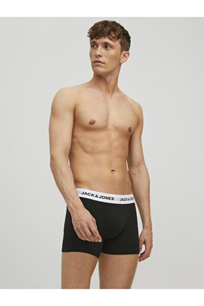 Jack & Jones Jack Jones Basıc Whıte Wb 3 Lü Paket Erkek Boxer 12213629