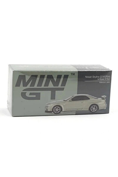 TOYFEST Mini GT 1/64 Nissan Skyline GT-R (R34) V-Spec II Nür Millenium Jade