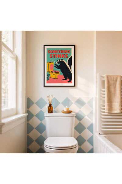 NinaStore Komik Kokarca Banyo Posteri: Tuhaf Tuvalet Sanatı (& Baskılar, 20x2...