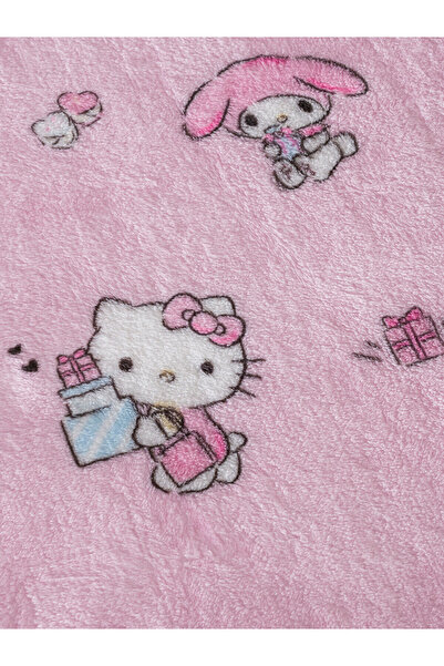 LC Waikiki Vizyon Yeni Sezon Hello Kitty Baskılı Tek Kişilik Battaniye 150x220 cm