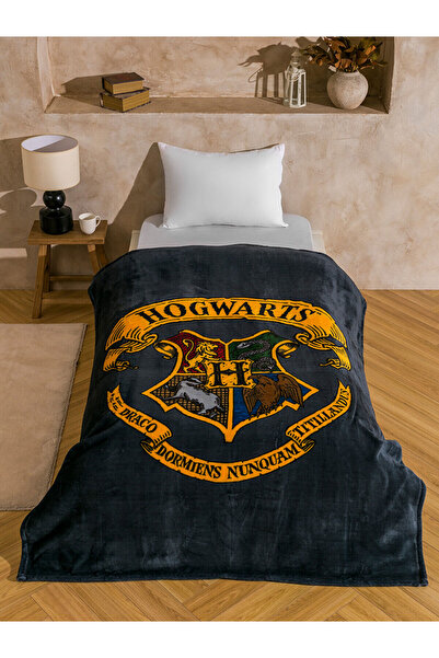 LC Waikiki Vizyon Yeni Sezon Harry Potter Baskılı Tek Kişilik Battaniye 150x200 cm
