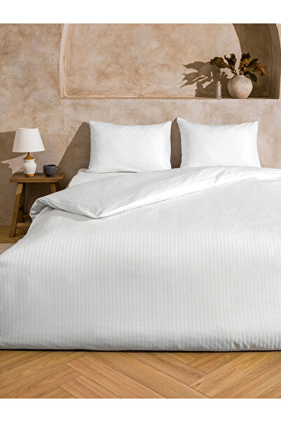 LC Waikiki Özmarka New Season Cotton Plain Double Duvet Cover Set