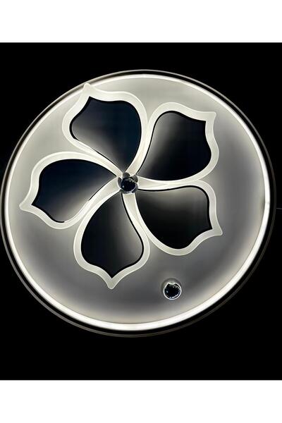 Bohem Aydınlatma Beyaz Plafonyer Tavana Sıfır avize 3 Renkli Gece Modlu Kumandalı Modern Salon Mutfak Yatak Odası