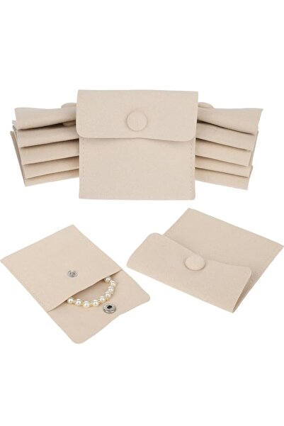Generic Travel Jewelry Bags, 12Pcs Microfiber Jewelry Bags, Mini Portable Jew...